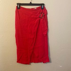 Pink. Dark pink skirt